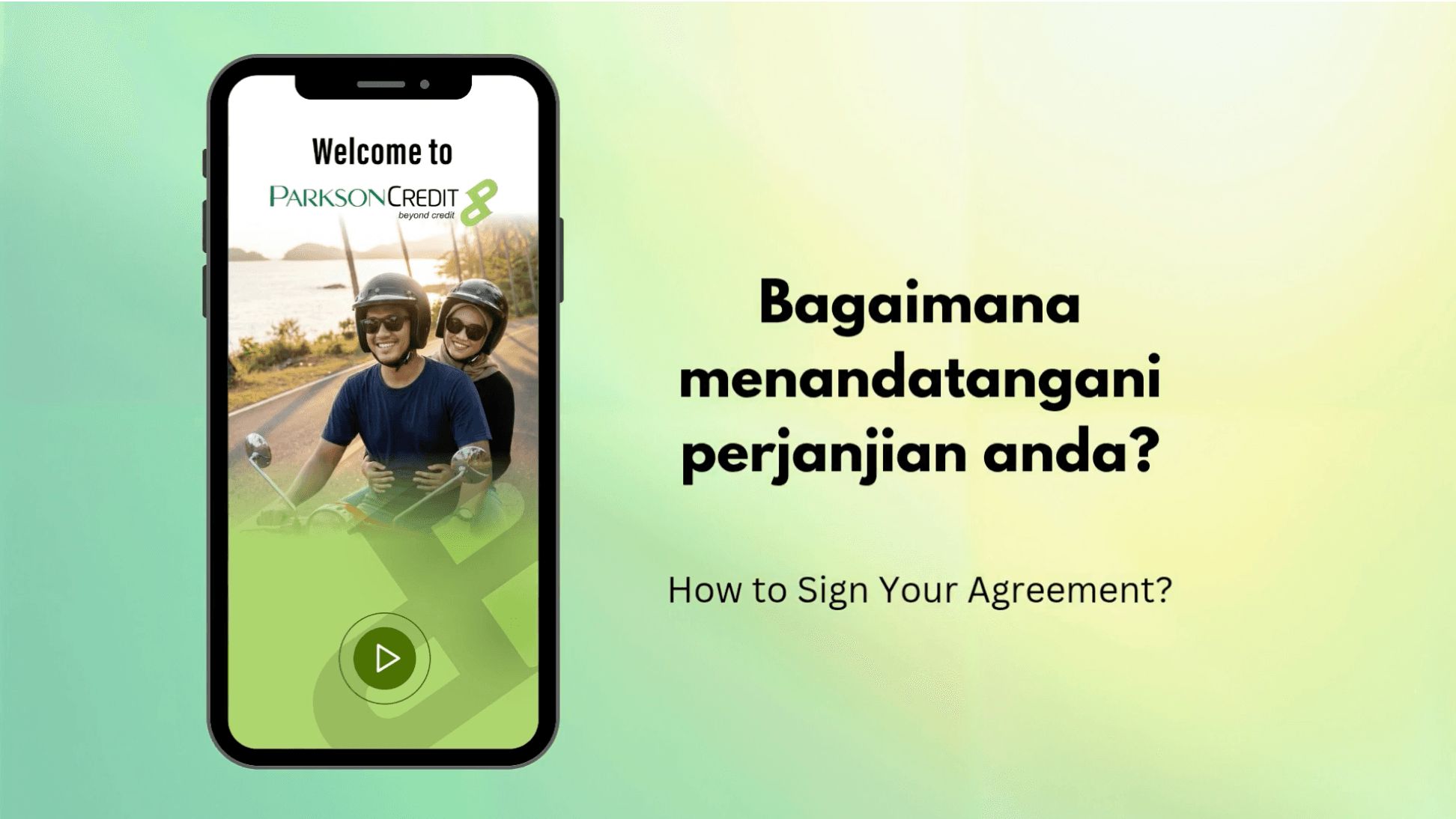 Menandatangani Perjanjian